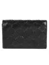 Bottega Veneta Women's Woven Business Card Case In Multicolor
