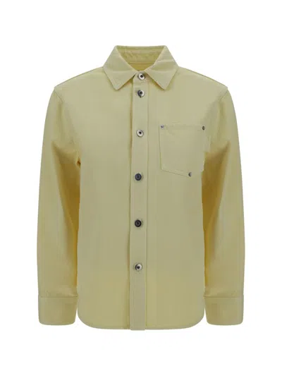 Bottega Veneta Wash Denim Shirt In Yellow