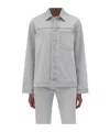 Bottega Veneta Washed Denim Jacket In Gray