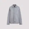 Bottega Veneta Light Grey Oversize Jacket In Light Grey