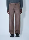 Bottega Veneta Washed Denim Jeans In Brown