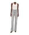 Bottega Veneta Washed Flared Jeans In Gray