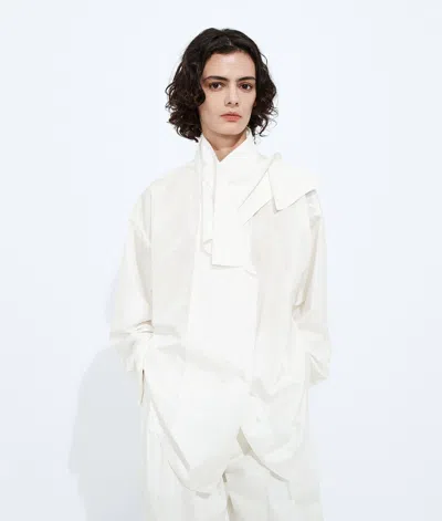 Bottega Veneta Bottega  Veneta Washed Silk Taffeta Shirt In Black