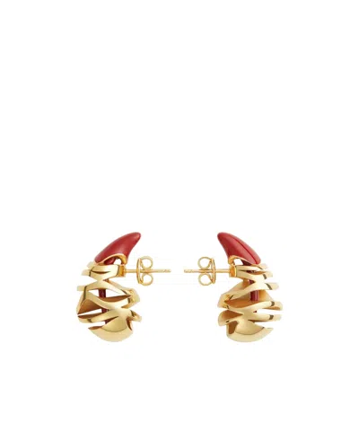 Bottega Veneta Water-drop Earrings In Yellow