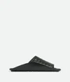 Bottega Veneta Nappa Opaque Weave Mule Sandal In Brown