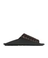 Bottega Veneta Nappa Opaque Weave Mule Sandal In Brown