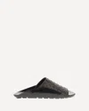 Bottega Veneta Nappa Opaque Weave Mule Sandal In Brown