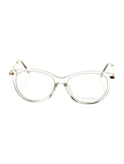 Pre-owned Bottega Veneta Wayfarer Eyeglasses W/ Tags In Transparent