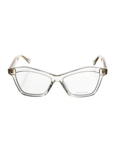Pre-owned Bottega Veneta Wayfarer Eyeglasses W/ Tags In Transparent