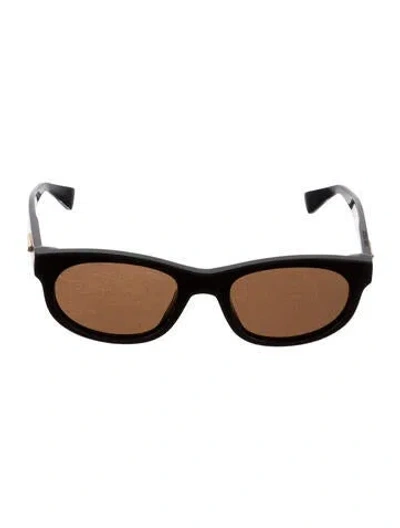 Pre-owned Bottega Veneta Wayfarer Tinted Sunglasses In Brown
