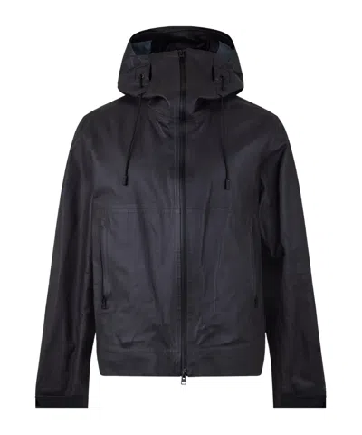 Bottega Veneta Weather Resistant Parka In Blue