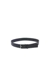 Bottega Veneta Woven Buckled Belt In Black