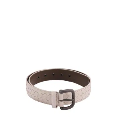 Bottega Veneta Weave A Belt In Nude