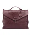 Bottega Veneta Weave A Detail Handbag In Red