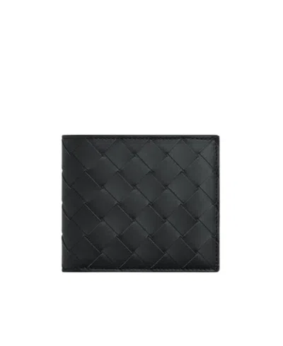BOTTEGA VENETA WEAVE A DOUBLE-FOLDED WALLET