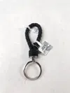 Bottega Veneta Weave A Key Ring In Black