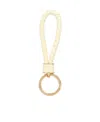 Bottega Veneta Weave A Key Ring In Nude