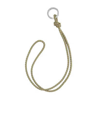 Bottega Veneta Weave A Key Ring In Nude