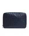 Bottega Veneta Weave A Pattern Wallet In Black