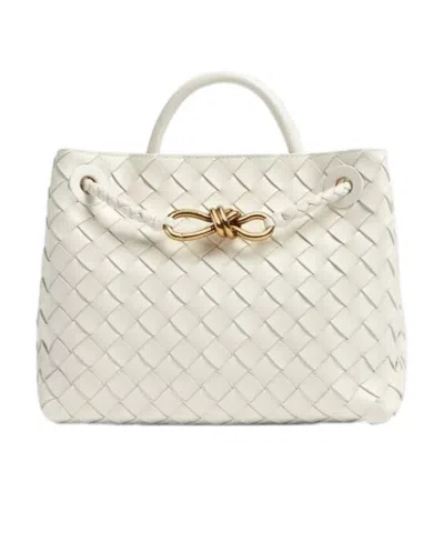 Bottega Veneta Weave A Shoulder Bag In White