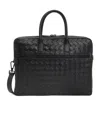 Bottega Veneta Weaving Design Briefcase In Black