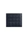 Bottega Veneta Intrecciato Bi-fold Wallet With Coin Purse In Black