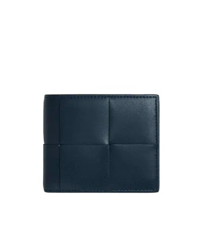 Bottega Veneta Slim Cassette Long Wallet In Black