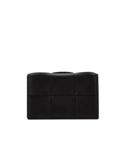 Bottega Veneta Weaving Wallet In Black