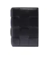Bottega Veneta Weaving Wallet In Black