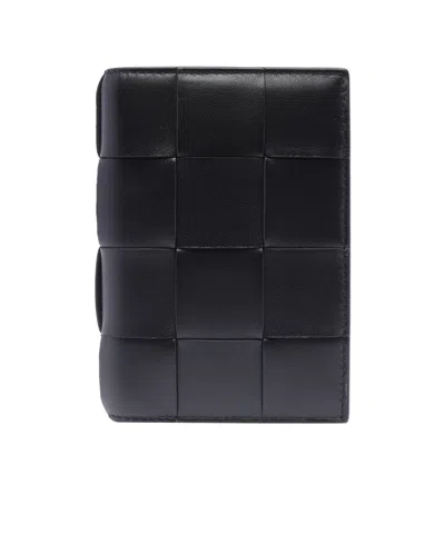 Bottega Veneta Weaving Wallet In Black