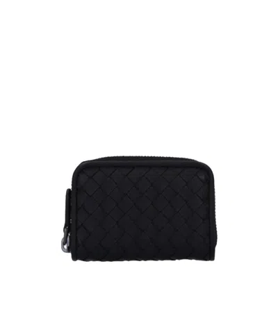 Bottega Veneta Weaving Wallet In Black