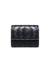 Bottega Veneta Weaving Wallet In Black