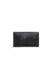 Bottega Veneta Weaving Wallet In Black