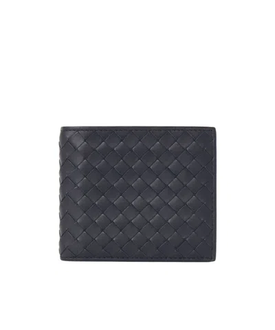 Bottega Veneta Weaving Wallet In Black