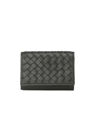 Bottega Veneta Weaving Wallet In Black
