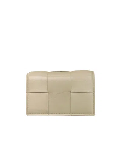 Bottega Veneta Weaving Wallet In Nude