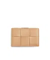 Bottega Veneta Weaving Wallet In Nude