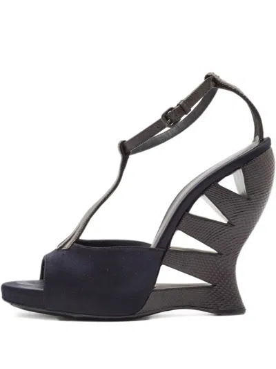 Pre-owned Bottega Veneta Wedge Heeled Sandals