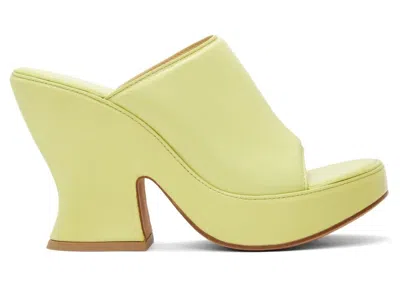 Pre-owned Bottega Veneta Wedge Sandal (women's) Sneakers In Light Green