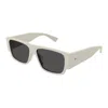 Bottega Veneta White Acetate  Sunglasses In White