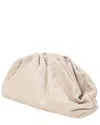 Bottega Veneta White Calf Leather Pouch Bag (authentic Pre-loved) In Neutral