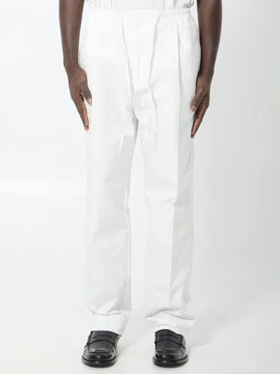 Bottega Veneta White Cotton Pant