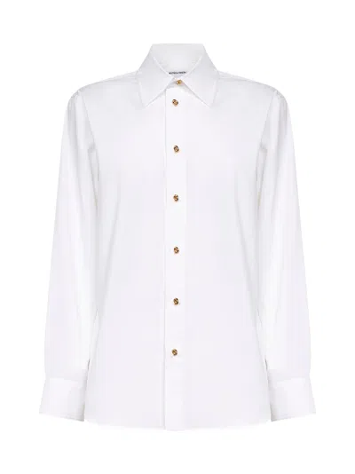 Bottega Veneta White Cotton Poplin Shirt