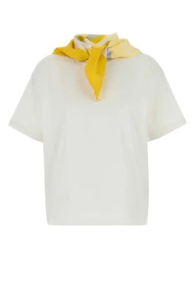 Bottega Veneta White Cotton T Shirt