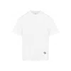 Bottega Veneta Crew Neck Embroidered Detail T-shirt In White