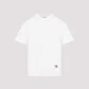 Bottega Veneta Crew Neck Embroidered Detail Short Sleeves Top In White