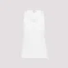 Bottega Veneta White Cotton Tank Top In White