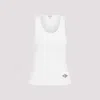 Bottega Veneta Stretch Rib Cotton Tank Top In White