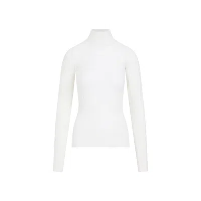 Bottega Veneta White Cotton Top In Red