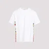 Bottega Veneta Checkered Tshirt Made Of Soft Cotton Jersey In White
